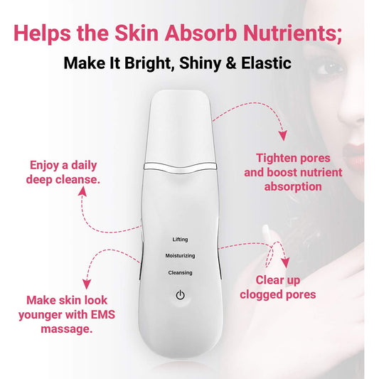 Ultrasonic Skin Scrubber & Blackhead Remover