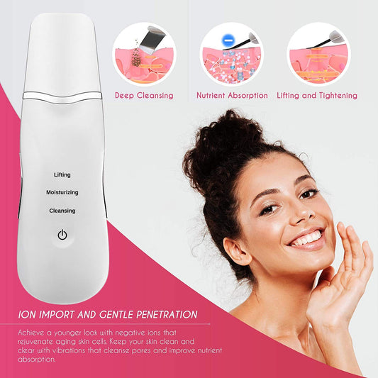 Ultrasonic Skin Scrubber & Blackhead Remover