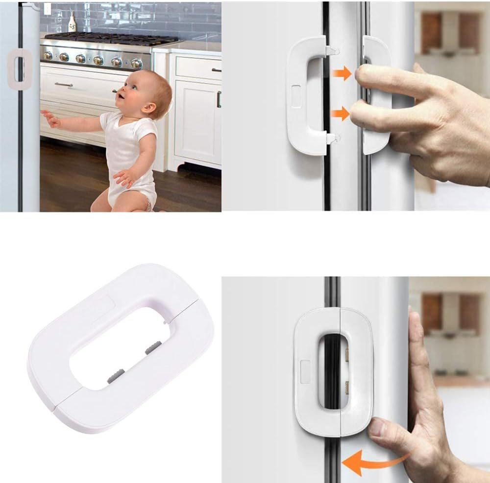Refrigerator Lock for Child Safety