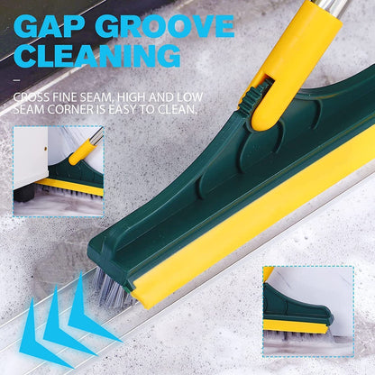 2-in-1 Dual-Purpose Floor Cleaning Wiper & Brush