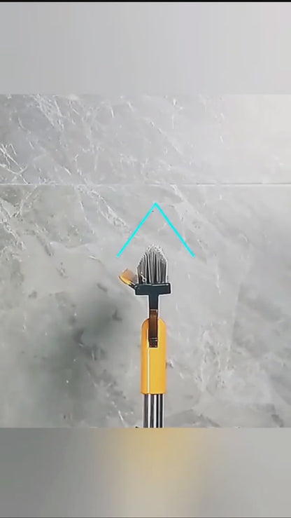 2-in-1 Dual-Purpose Floor Cleaning Wiper & Brush