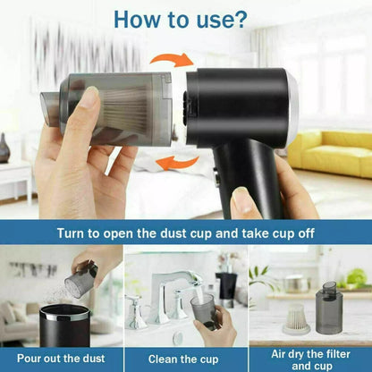 3-in-1 Mini Vacuum & Blower